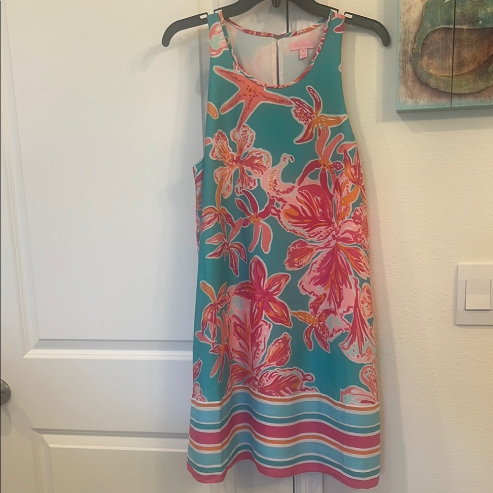 EUC beautiful floral Lilly Pulitzer Dress 👗🌸